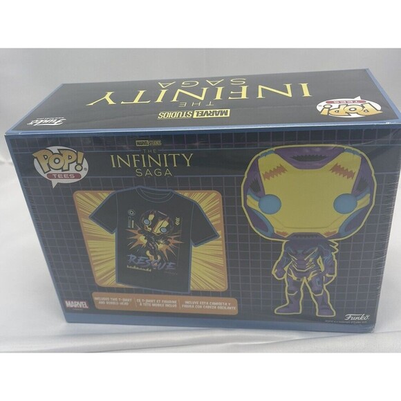 Funko POP! TEES MARVEL-Infinity Saga Ironman Rescue T-Shirt Size Large NEW - Picture 6 of 8